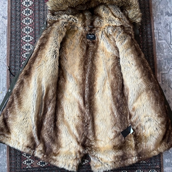 For All Kind Moss Parka V2 Green - size Small - Picture 3 of 6